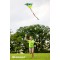 Schildkrot Classic Kite 70, Design : Crazy Bird, Forme Classique avec Tiges, 250 cm de Long, Queue de Cerf-Volant en 3 Parties, 