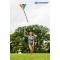 Schildkrot Classic Kite 70, Design : Diamond, Forme Classique avec Tiges, 250 cm de Long, Queue de Cerf-Volant en 3 Parties, Lig