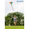 Schildkrot Classic Kite 70, Design : Diamond, Forme Classique avec Tiges, 250 cm de Long, Queue de Cerf-Volant en 3 Parties, Lig