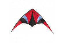 Schildkrot Stunt Kite 140, Cerf-Volant Acrobatique a  Deux Lignes, 10 Ans, 74x140cm, avec Cordons en Polyester 25 KP, 2x30m sur 