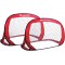 Torkrot 970988 Lot de 2 buts de pop up 120 x 80 x 80 cm autoportants et peu encombrants Ideal pour football, hockey, piquets et 