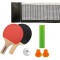 Donic-Schildkrot Mini Set de Tennis de Table, 2 Raquettes FSC, Filet avec Ventouses, 1 Balle, dans Une Nouvelle Boite de Carton,