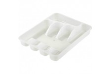 keeeper Range-Couverts a 5 Compartiments, Insert de Tiroir, 33,5 x 26,5 x 5 cm, Pablo, Transparent