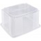 keeeper Boite de Rangement avec Systeme d'Empilage, 41 x 34,5 x 22 cm, 24 l, Emil, Transparent