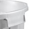 keeeper Universal Bin with Lockable Lid, Sturdy Plastic (PP), Maxi-Bin, 23 l, Silver