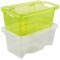 Keeeper Boite de Rangement avec Poignees Integrees, Taille : S, 35 x 21 x 15 cm, 6,5 l, Franz, Transparent