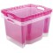 Keeeper Boite de Rangement avec Poignees Integrees, Dimensions : M, 35 x 27 x 21 cm, 13,5 l, Franz, Transparent