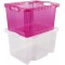 Keeeper Boite de Rangement avec Poignees Integrees, Dimensions : M, 35 x 27 x 21 cm, 13,5 l, Franz, Transparent