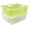 Keeeper Boite de Rangement avec Poignees Integrees, Dimensions : L, 43 x 35 x 15 cm, 16 l, Franz, Transparent