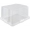 keeeper Multi-Purpose Storage Box with Integrated Handles, Extra Large, 43x35x23 cm, 24 Litre, Franz, Transparent