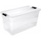 keeeper Boite de Rangement avec Couvercle et Systeme de Fermeture Coulissante, 79,5 x 39,5 x 40 cm, 83 l, Cornelia, T