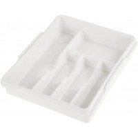 keeeper Range-Couverts Extensible, 5 a  7 Compartiments, Insert de Tiroir, De 38 x 32 x 7,5 cm a  38 x 50,5 x 7,5 cm, Franka, Bl