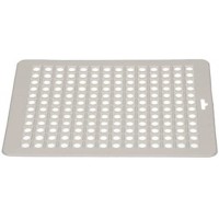 2053770 Tapis d'evier Angulaire en Blanc, Plastique