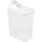 keeeper Pouring Jar, Infinitely Adjustable Dispensing Lid, BPA-Free Plastic, 750 ml, 10.5x5.5x17 cm, Paola, White