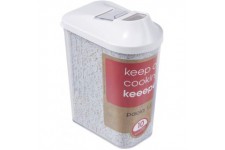 keeeper Boite Verseuse pour Aliments Secs, Couvercle de Dosage Reglable, Plastique sans BPA, 1,5 l, 11,5 x 7 x 21 cm