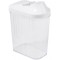 keeeper Pouring Jar, Infinitely Adjustable Dispensing Lid, BPA-Free Plastic, 500 ml, 8x4.5x15 cm, Paola, White