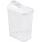 keeeper Pouring Jar, Infinitely Adjustable Dispensing Lid, BPA-Free Plastic, 500 ml, 8x4.5x15 cm, Paola, White