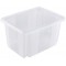 keeeper Boite de Rangement avec Systeme d'Empilage, 38 x 28,5 x 20,5 cm, 15 l, Emil, Transparent