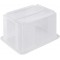 keeeper Boite de Rangement avec Systeme d'Empilage, 38 x 28,5 x 20,5 cm, 15 l, Emil, Transparent