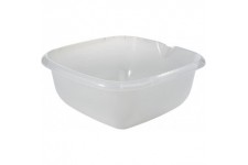 keeeper Universal Bowl with Spout, Square, 13 Litre, 38 x 38 cm, Bjork, Transparent