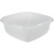 keeeper Universal Bowl with Spout, Square, 13 Litre, 38 x 38 cm, Bjork, Transparent