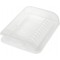 keeeper egouttoir a Vaisselle avec Bac d'egouttement, Plastique sans BPA, 39,5 x 29,5 x 8 cm, Pierre, Transparent