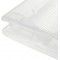 keeeper egouttoir a Vaisselle avec Bac d'egouttement, Plastique sans BPA, 39,5 x 29,5 x 8 cm, Pierre, Transparent