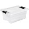 keeeper Boite de Rangement avec Couvercle et Systeme de Fermeture Coulissante, 29,5 x 19,5 x 12,5 cm, 4 l, Cornelia, 