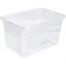 keeeper Crystalbox with Lid, Sliding Closure, 59.5x39.5x34 cm, 52 Litre, Cornelia, Transparent