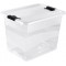 keeeper Boite de Rangement avec Couvercle et Systeme de Fermeture Coulissante, 39,5 x 29,5 x 30 cm, 24 l, Cornelia, T