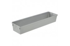 keeeper Organising System, Unlimited Extensions, Sturdy plastic (PP), 30 x 8 x 5 cm, Silver