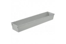 keeeper Systeme de Rangement, Extensible, Plastique Robuste (PP), 38 x 8 x 5 cm, Pepe, Argent