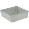 keeeper Organising System, Unlimited Extensions, Sturdy Plastic (PP), 15 x 15 x 5 cm, Silver