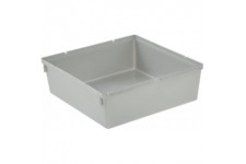 keeeper Organising System, Unlimited Extensions, Sturdy Plastic (PP), 15 x 15 x 5 cm, Silver