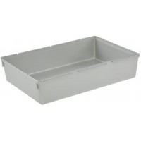 keeeper Organising System, Unlimited Extensions, Sturdy Plastic (PP), 23 x 15 x 5 cm, Silver