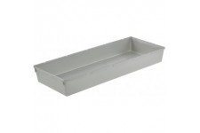 keeeper Organising System, Unlimited Extensions, Sturdy Plastic (PP), 38 x 15 x 5 cm, Silver