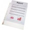 Esselte Quality, Pochettes Plastique Perforees A4, Matiere Grainee Mate Transparente, Ouverture sur le haut, Polypropylene 65 Mi