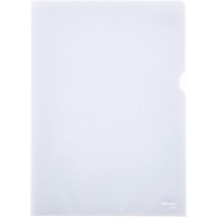 Esselte, Chemise-Coin Premium A4, Matiere Grainee Mate Transparente, Polypropylene 115 Microns, Lot de 100, 54832