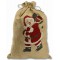 Sac en Toile de Jute pere Noel, (l) 170 x (h) 250 mm Noir