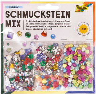 - 12419 - Set de strass, plus de 800 pieces, differentes formes, tailles et couleurs