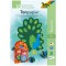 603 Lot de 10 feuilles de papier colore et nid d'abeille Format A3