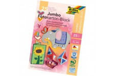 FOLIA Le bloc de carton photo Jumbo, multicolore