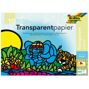 feuilles de papier transparent - 200 x 300 mm