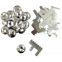 997 - Bougie Douilles Pas enroule, 25 pieces, Argent