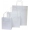 21800 Lot de 20 sacs en papier kraft Blanc 18 x 8 x 21 cm