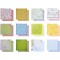 Folia 10149 - Design Bloc de Papier Fleurs 30,5 x 30,5 cm, 12 Feuilles Assorties