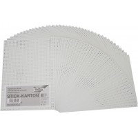 2322 - Stick Carton, Vierges 17,5 x 24,5 cm, 40 Feuilles Blanc