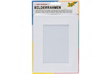 Max Bringmann Kg 35187 Cadre Photo Folie Carton epais Decorer 16.6 x 21.6cm Plastique Blanc