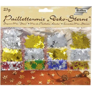 2510 Paillettes en Forme d'etoile 25 g