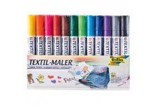 Crayons de couleur pour textile